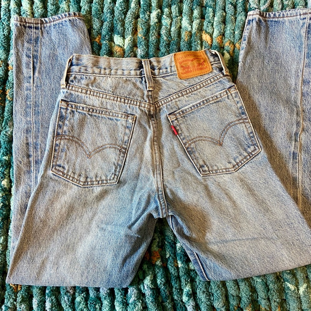 Levi's Wedgie Fit Light Blue Denim Jeans